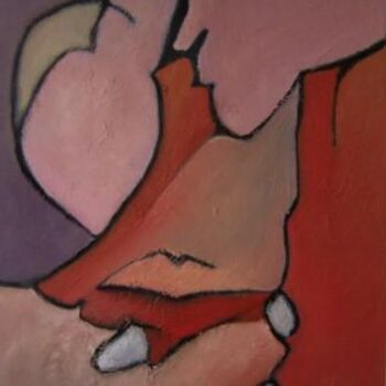 Картина под названием "Sluggish" - Scott Spencer, Подлинное произведение искусства, Масло Установлен на Деревянная рама для…
