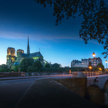 Photographie intitulée "Notre Dame de Paris" par Sebastien Pouteau, Œuvre d'art originale, Photographie numérique Monté sur…