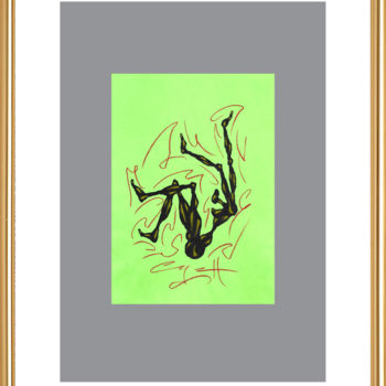 Drawing titled "Queen #2" by Nikolaj Sednin (Nicolas Sedninne), Original Artwork, Pastel