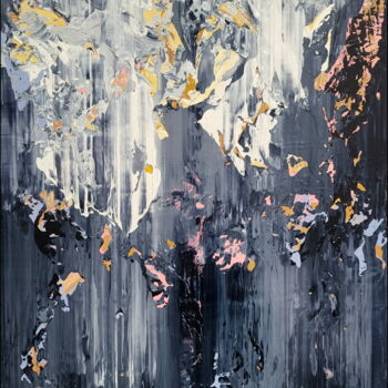 제목이 "Abstract 2366"인 미술작품 Alex Senchenko로, 원작, 아크릴 나무 들것 프레임에 장착됨