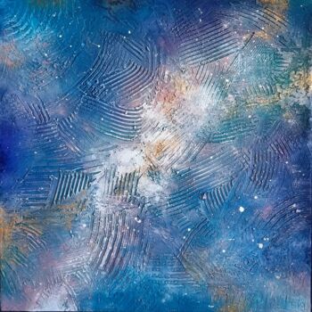 Pintura intitulada "Space" por Nadezhda Opekunova (Lillas Art), Obras de arte originais, Acrílico
