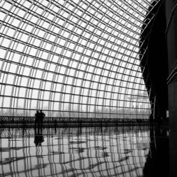 Fotografía titulada "Inside the Dome (Fr…" por Serge Horta, Obra de arte original, Fotografía digital Montado en Panel de ma…