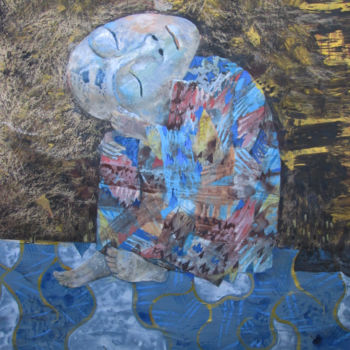Pintura titulada "Night Wish" por Sergey Kostin, Obra de arte original, Acrílico