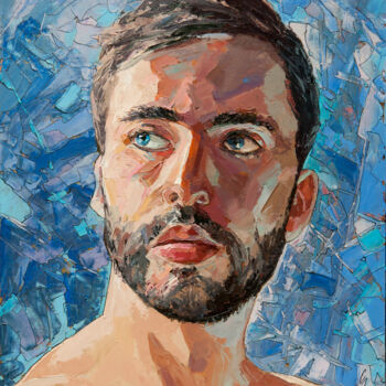 Painting titled "Jonas" by Sergey Sovkov, Original Artwork