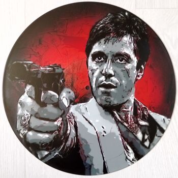 Pintura intitulada "Al Pacino" por Sérgio Clemente, Obras de arte originais, Acrílico