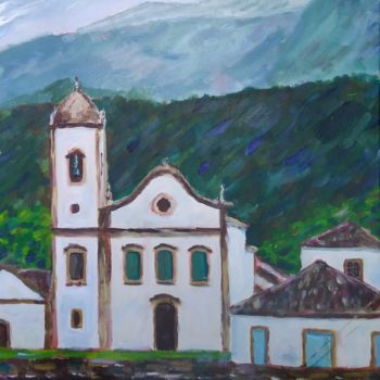 Peinture intitulée "Paraty" par Sérgio Marques, Œuvre d'art originale, Acrylique