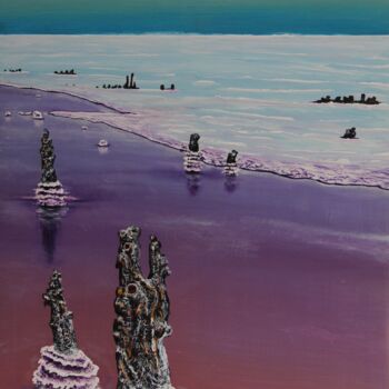 绘画 标题为“Salt Lake” 由Serguei Borodouline, 原创艺术品, 丙烯