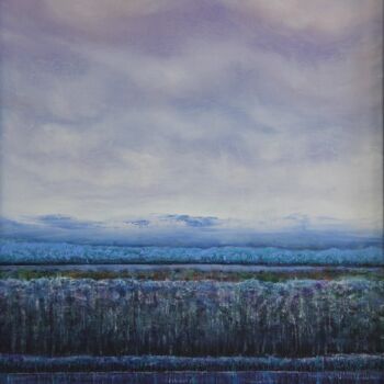 Pittura intitolato "Low Sky" da Serguei Borodouline, Opera d'arte originale, Olio