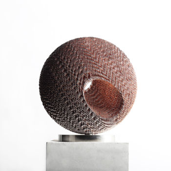 Escultura titulada "Kinetic sculpture m…" por Seungwoo Kim, Obra de arte original, Metales