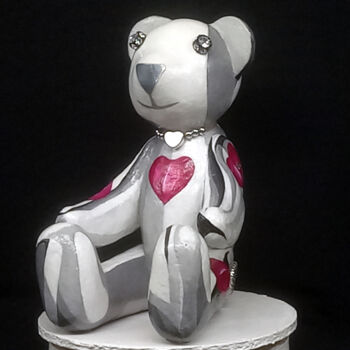 雕塑 标题为“Vintage bear doll :…” 由Seven E, 原创艺术品, 树脂