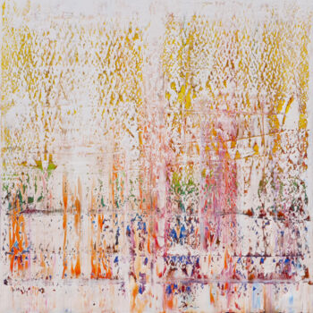 Картина под названием "Venice (Abstract pa…" - Shamanov Vadim, Подлинное произведение искусства, Масло Установлен на Деревян…