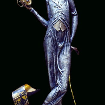 Escultura titulada "Сharli" por Shanaro, Obra de arte original, Metales