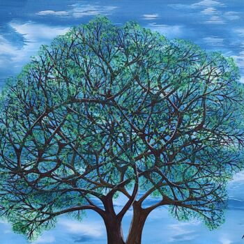 Pintura titulada "like trees10" por So Hyon Kim, Obra de arte original, Acrílico