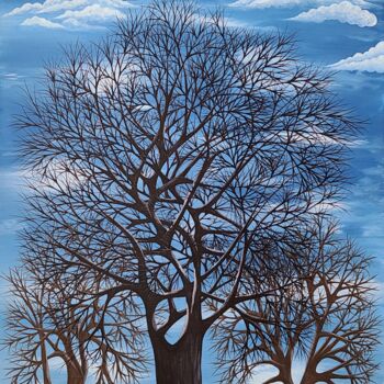 Ζωγραφική με τίτλο "like trees7" από So Hyon Kim, Αυθεντικά έργα τέχνης, Ακρυλικό