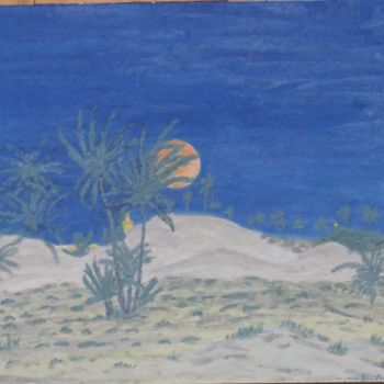 Painting titled "Tunisia - 2" by Sieglinde (Siggy) Margarete Schitter, Original Artwork, Watercolor