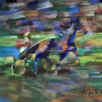 Painting titled "Sulki" by Yannick Sigwalt, Original Artwork, Pastel