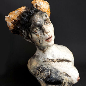 Scultura intitolato "woman #1" da Simona Barreca, Opera d'arte originale, Ceramica