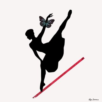 数字艺术 标题为“Ballerina-3. Балери…” 由Olga Simonova, 原创艺术品, 照片蒙太奇