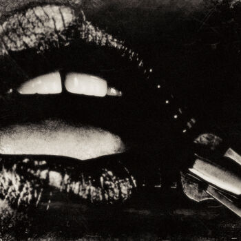 Fotografie mit dem Titel "Shut Up" von Sinden Collier, Original-Kunstwerk, Analog Fotografie