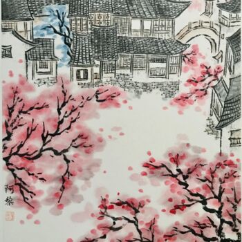 Pintura titulada "Chinese painting sp…" por Siyuan Li, Obra de arte original, Tinta