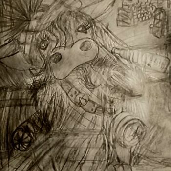 Tekening getiteld "Was einst mal war:2…" door Skylor Timeless, Origineel Kunstwerk, Potlood