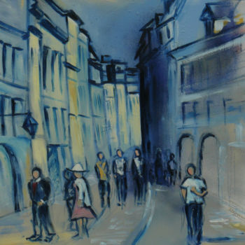 Painting titled "rue-battant.jpg" by Sylvestre Leonard, Original Artwork, Acrylic