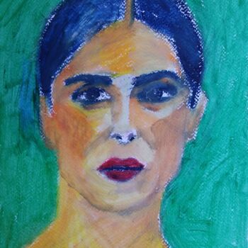 Pintura intitulada "Mexic girl" por Slobodan Spasojevic (Spaki), Obras de arte originais, Pastel