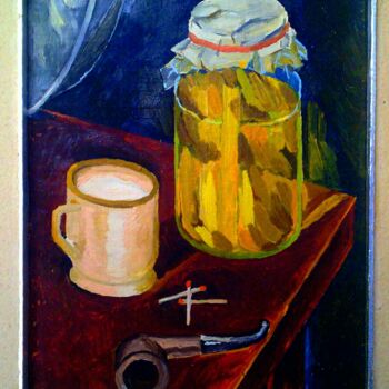 Pittura intitolato "Le miel, le lait et…" da Slobodan Spasojevic (Spaki), Opera d'arte originale, Olio