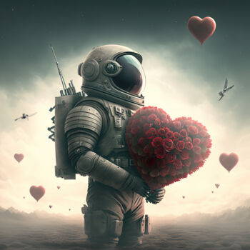 "Valentines Day Idea…" başlıklı Dijital Sanat Sm Design tarafından, Orijinal sanat, AI tarafından oluşturulan görüntü