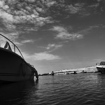 Fotografia intitolato "Estuaire de Contis…" da Smockingart, Opera d'arte originale, Fotografia manipolata