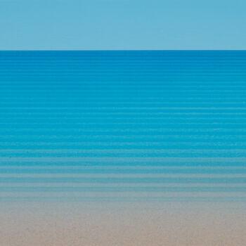 Malarstwo zatytułowany „Seascape V” autorstwa Socrates Geens, Oryginalna praca, Akryl Zamontowany na Drewniana rama noszy