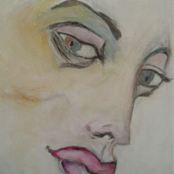 Malerei mit dem Titel "Regard" von Soffya, Original-Kunstwerk, Acryl