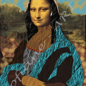 Digitale Kunst mit dem Titel "graphy   for Monelsa" von Sofiane Akrour, Original-Kunstwerk, Digitale Malerei