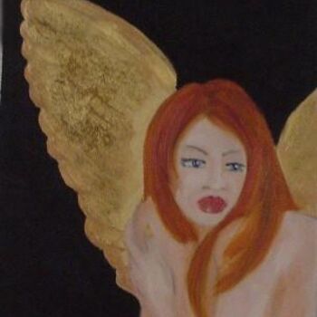 Painting titled "Adult fairy_slim" by Sonia Rhea, Original Artwork