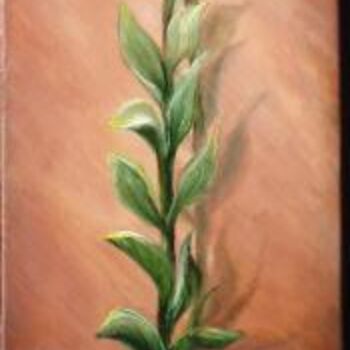 Malerei mit dem Titel "Lilies" von Sorinapostolescu, Original-Kunstwerk, Öl