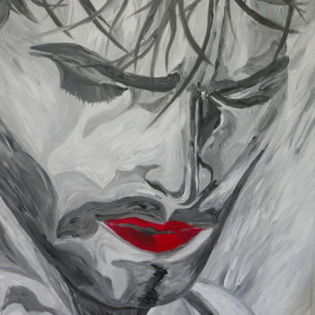 Painting titled "homme 7" by Pablo, Original Artwork, Acrylic