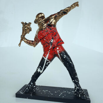 Sculpture titled "SPACO Anarchy banks…" by Spaco, Original Artwork, Resin