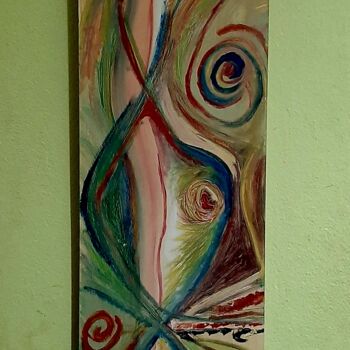 Schilderij getiteld "Creations" door Spiros Gremo, Origineel Kunstwerk, Acryl