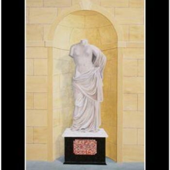 Painting titled "Trompe-l'oeil: STAT…" by Saïd Serge Berkane, Original Artwork