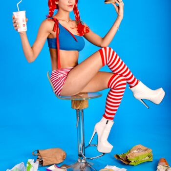 Photography titled "Junk Food" by Starmonkeyz, Original Artwork, Non Manipulated Photography