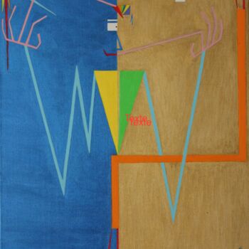 Schilderij getiteld "Dissociation" door Starseed, Origineel Kunstwerk, Acryl