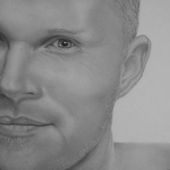 Drawing titled "Graphite Portrait o…" by Tracey Costescu, Original Artwork