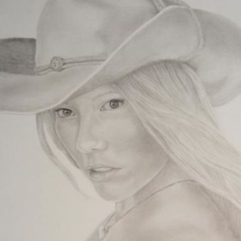 Drawing titled "Graphite Portrait o…" by Tracey Costescu, Original Artwork