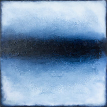 Картина под названием "Frozen horizon" - Stefan Fierros, Подлинное произведение искусства, Акрил Установлен на Деревянная ра…