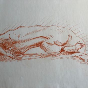 Disegno intitolato "Croquis 22" da Stefano Di Marco, Opera d'arte originale, Pastello