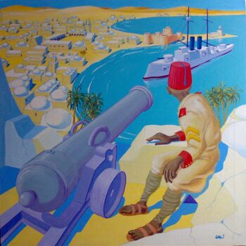 Pintura titulada "In difesa dell'Afri…" por Stefano Galli, Obra de arte original, Acrílico