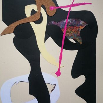 Painting titled "PICIO" by Stefano Mazzolini, Original Artwork, Collages
