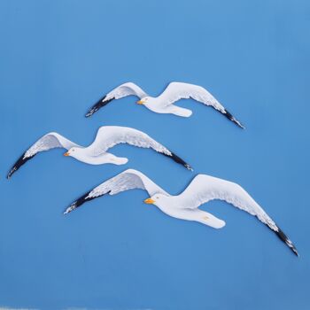 "Dreamy flock of sea…" başlıklı Tablo Stefanos Katsavos tarafından, Orijinal sanat, Akrilik