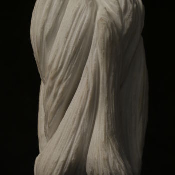 Sculptuur getiteld "Pacchetto di muscoli" door Stefa Bluestone, Origineel Kunstwerk, Steen