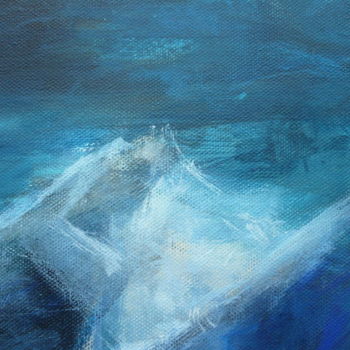 Painting titled "Nordland 3 Detail" by Steffi Goldrand, Original Artwork